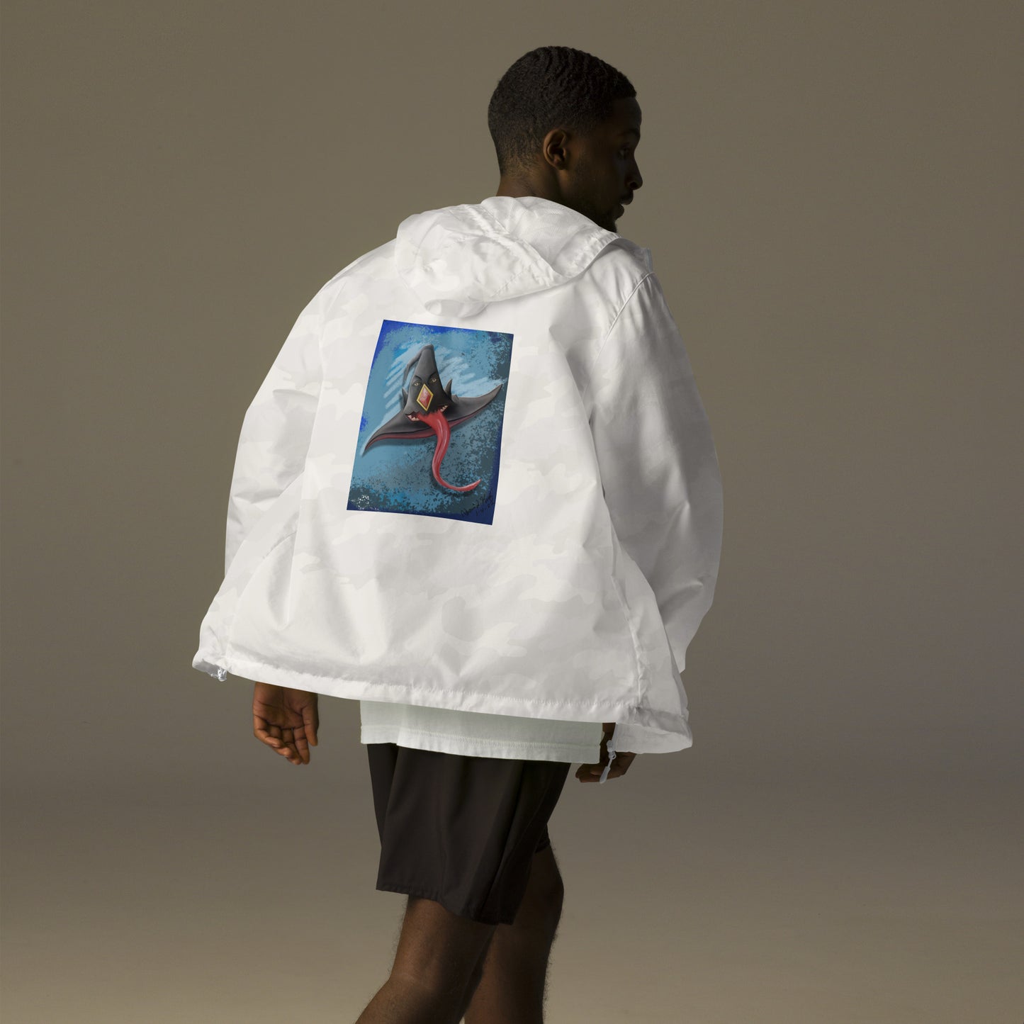 Charlie the Mimic Unisex lightweight zip up windbreaker