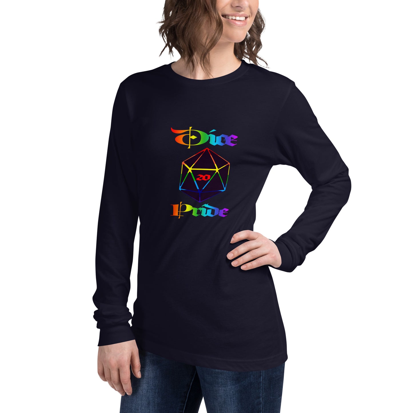 Dice Pride Unisex Long Sleeve Tee
