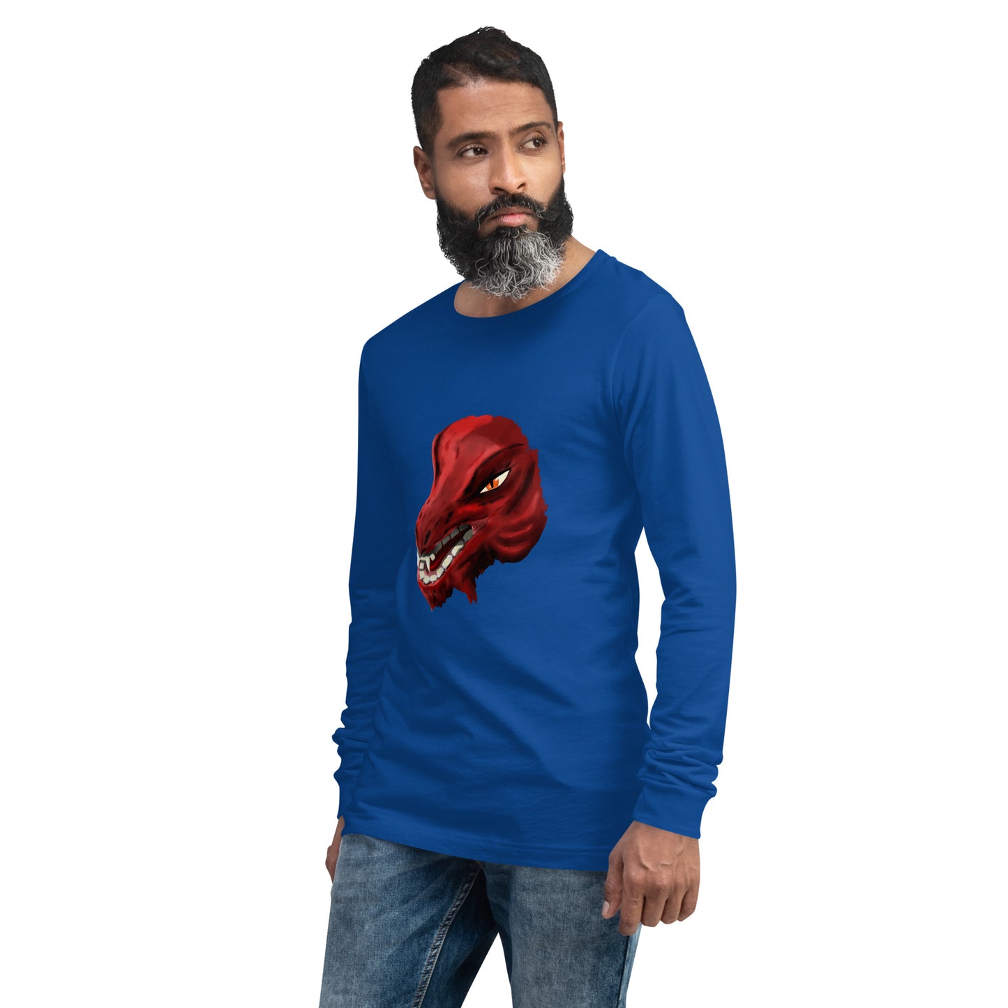 Demon Kobold Head Unisex Long Sleeve Tee