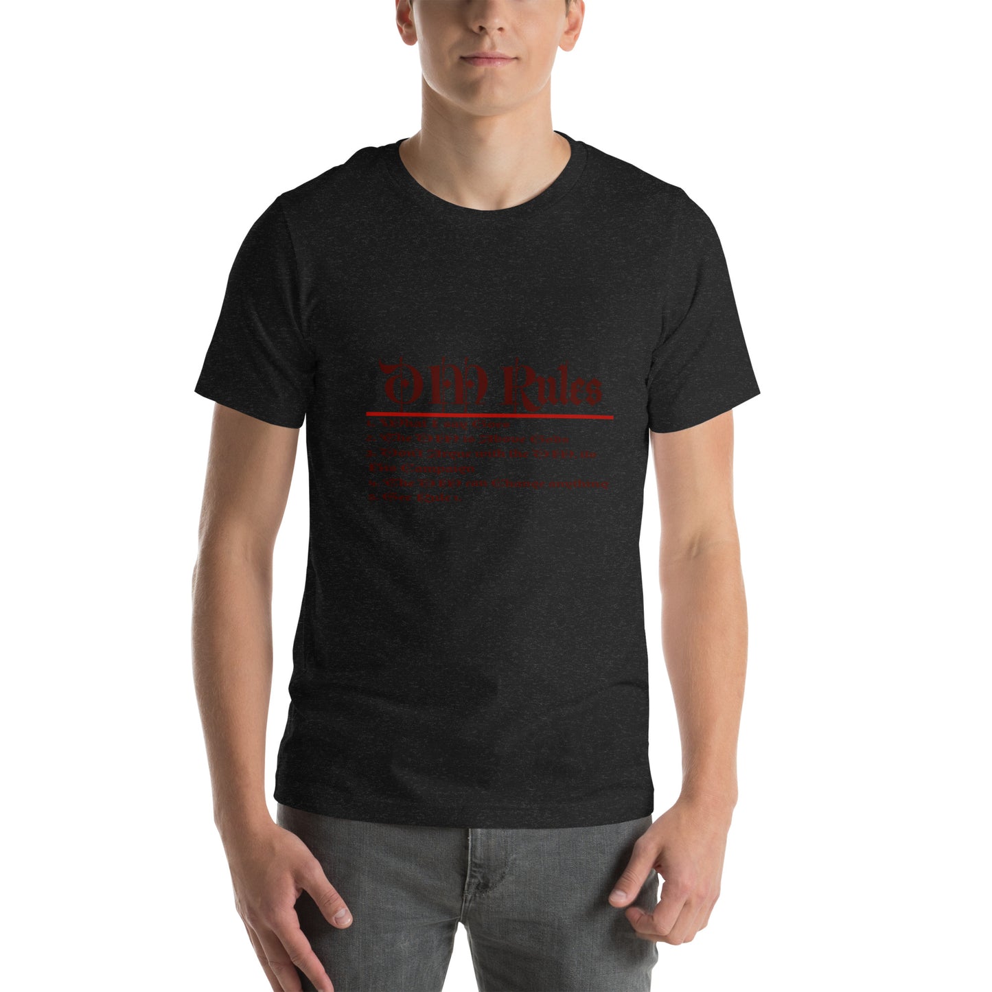 DM Rules Unisex t-shirt