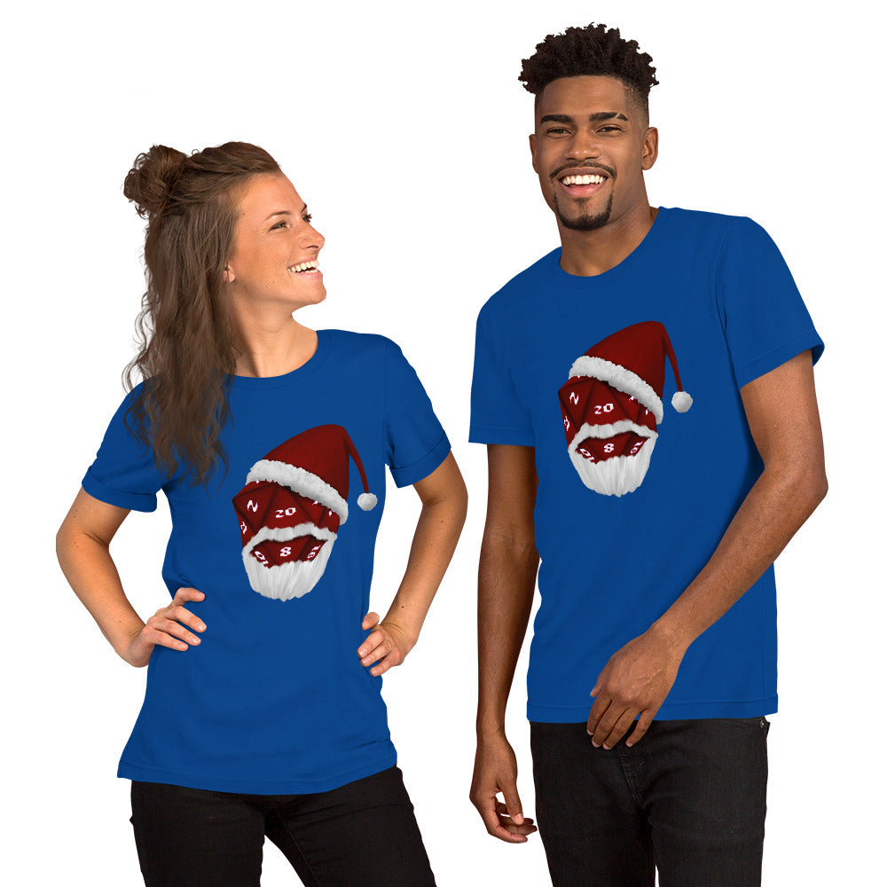 D20 Santa Naturally Unisex t-shirt