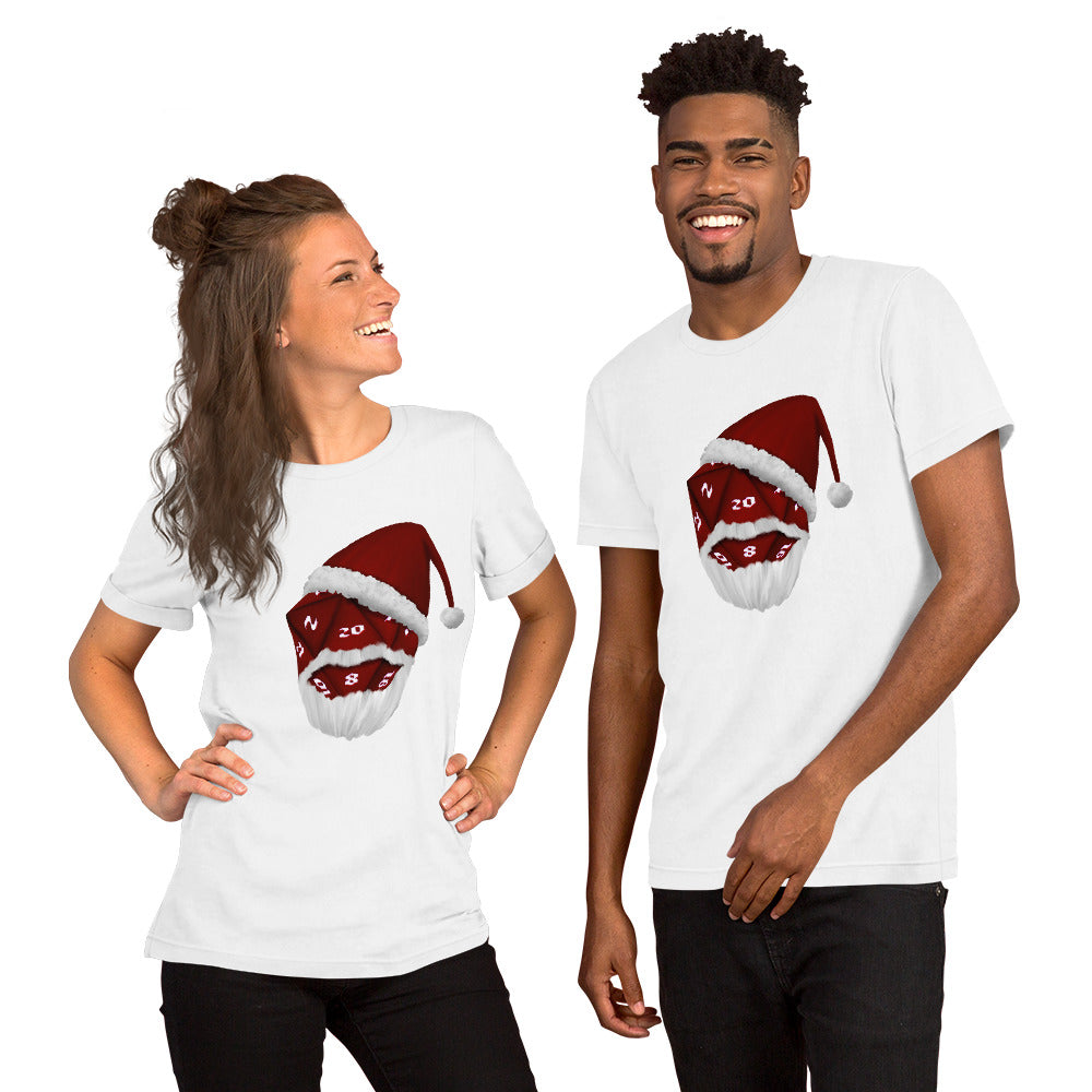 D20 Santa Naturally Unisex t-shirt