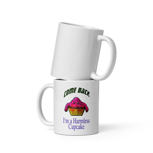 Harmless Cupcake White glossy mug