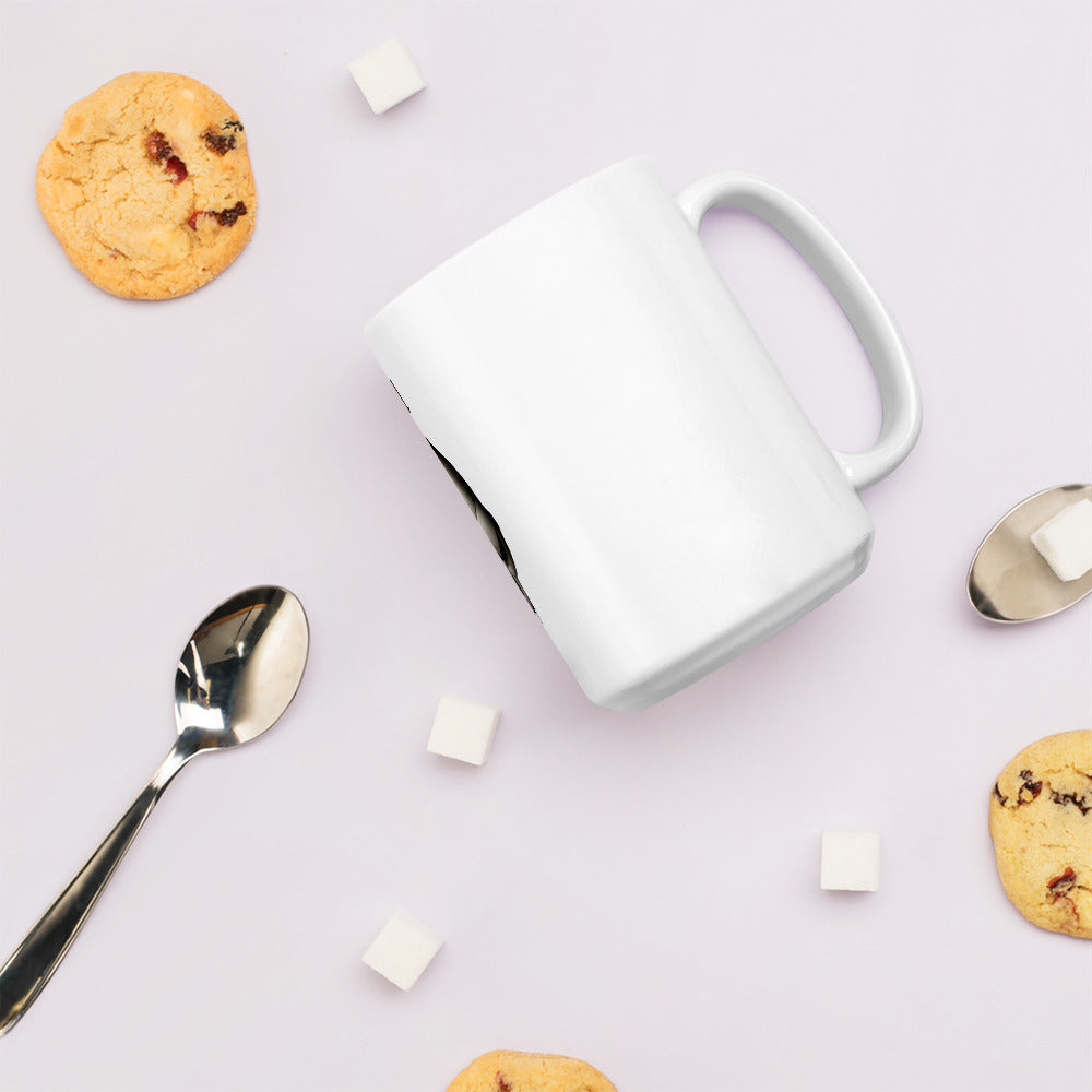 The Fallen White glossy mug