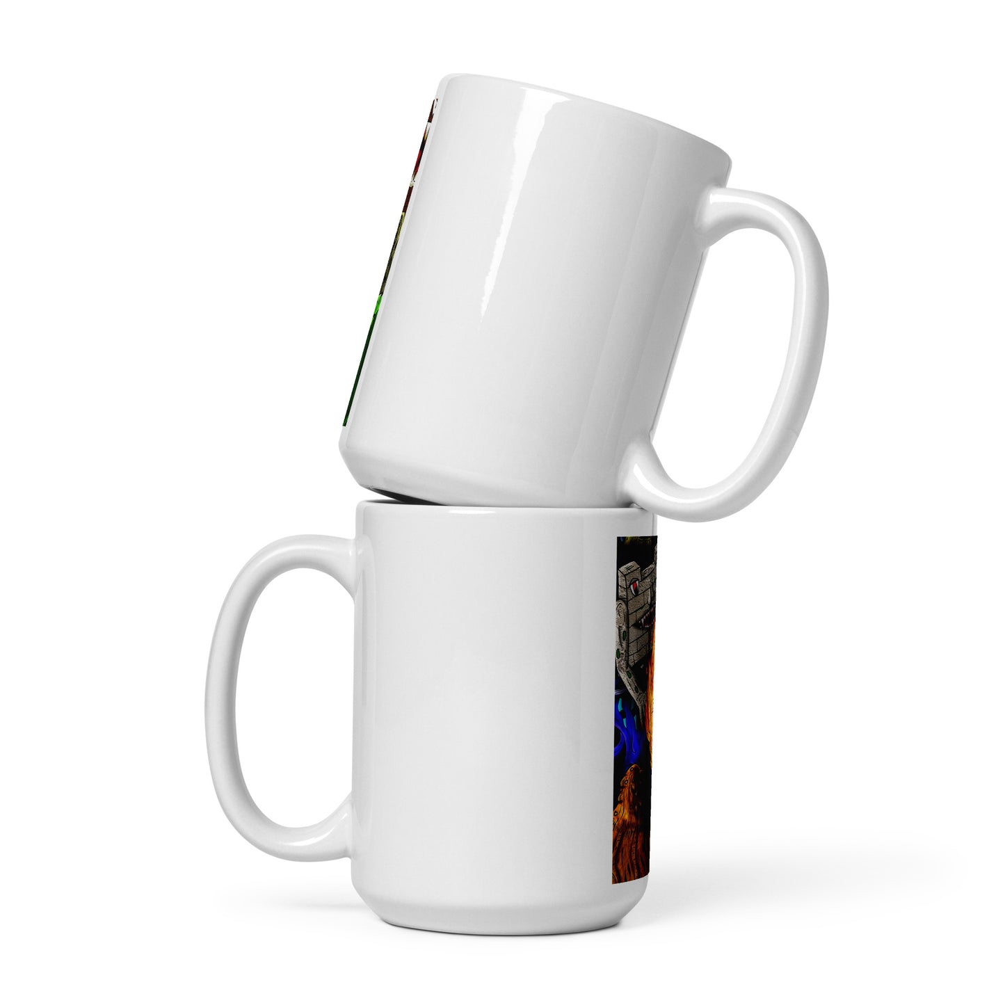 Classic Monster Collection White glossy mug